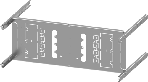 Siemens Dig.Industr. SIVACON S4 Montageplatte 3VA12 (250A), 4-pol 8PQ6000-8BA05