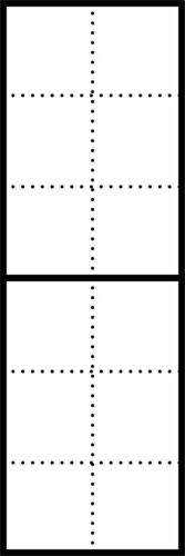 Siedle&Söhne Kombirahmen Weiß KR 611-6/2-0 W