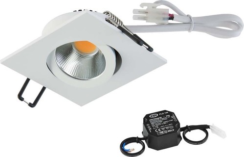 EVN Lichttechnik P-LED Deckeneinbauleuchte 3000K 230V quad.ws PC24N60102