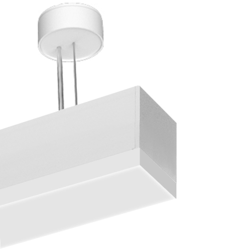 LTS Licht&Leuchten LED-Pendelleuchte 830, DALI, weiß MLP070108302AOVDA.ws