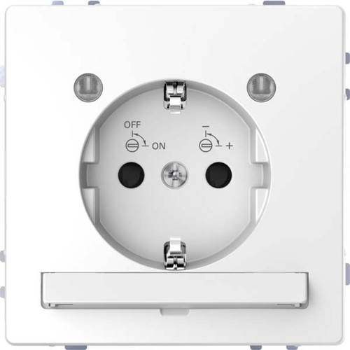 Merten SCHUKO-Steckdose lotosws m.Lichtauslass MEG2304-6035