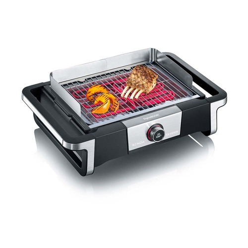 Severin Barbecue-Tischgrill SENOA DIGITAL BOOSTS PG 8114 sw/si