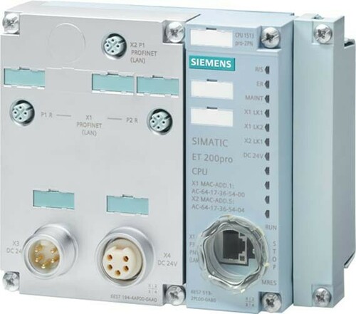 Siemens Dig.Industr. SIMATIC ET 200pro CPU 1513pro-2 PN 6ES75132PL000AB0