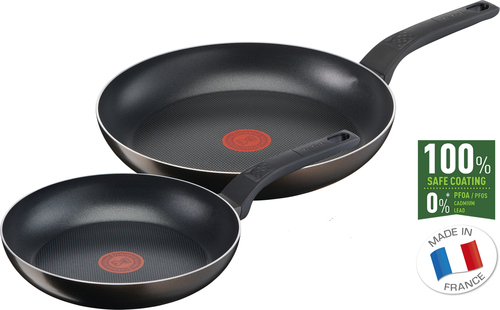 Tefal TEF Pfannen-Set 24/28cm EXTRA COOK and CLEAN B55490