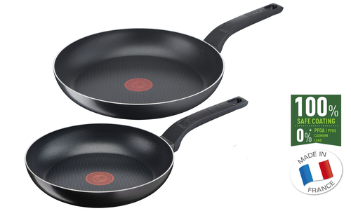 Tefal Pfannen-Set 24/28cm EASY COOK and CLEAN B55590