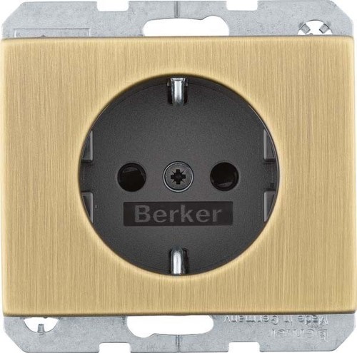 Berker Steckdose Schuko K.5 MS brün. MAN0104017