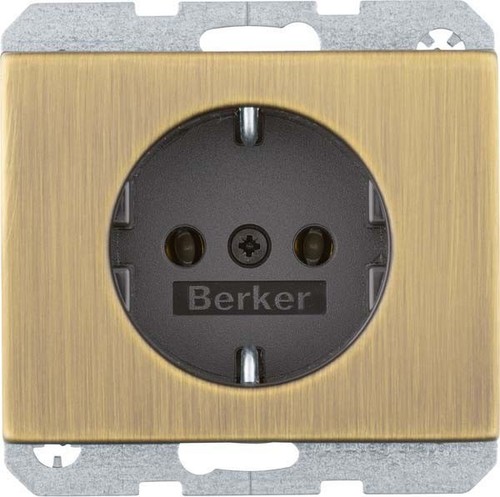 Berker Steckdose Schuko K.5 MS brüniert MAN0104117