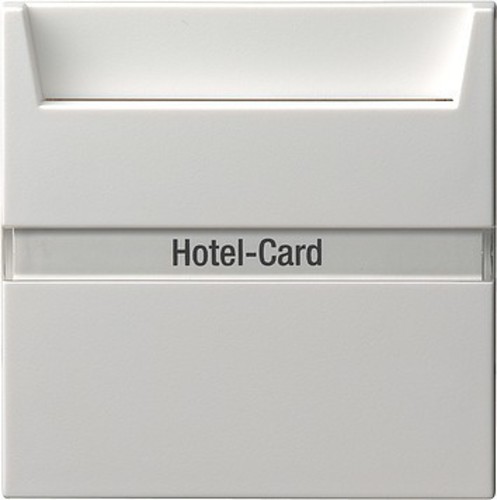 Gira Hotel-Card-Taster reinweiß System55 014027