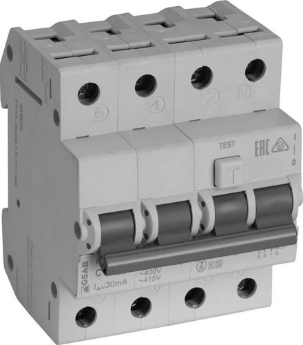 GSAB Elektrotechnik FI-LS-Kombination C32 3pol+N 30mA FILS4C3230