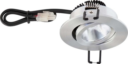 EVN Lichttechnik LED-Deckeneinbauleuchte 3000K 350mA IP20 PC20091402 alu