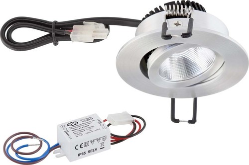 EVN Lichttechnik P-LED Deckeneinbauleuchte 230V 2700K 280lm PC20N31427