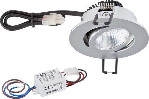 EVN Lichttechnik P-LED Deckeneinbauleuchte 230V 3000K 300lm PC20N31502