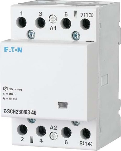 Eaton Installationsschütz 230VAC, 3S+1Ö, 63A Z-SCH230/63-31