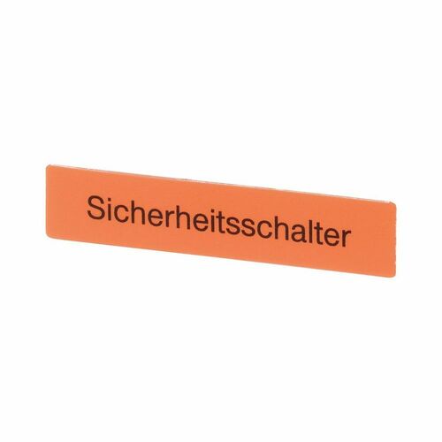 Eaton Bezeichnungsschild Sicherheitsschalter BS75X15-SI