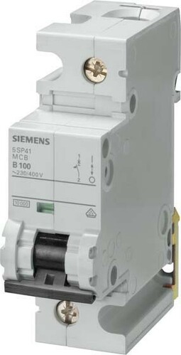 Siemens Dig.Industr. LS-Schalter B100A,1pol,T=70,10kA 5SP4191-6