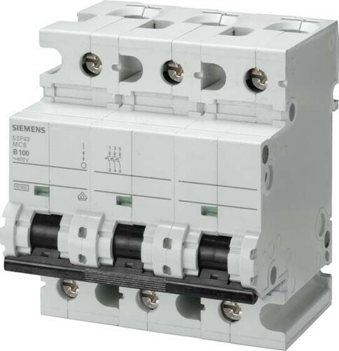 Siemens Dig.Industr. LS-Schalter B100A,3pol,T=70,10kA 5SP4391-6