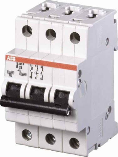 ABB Stotz S&J Sicherungsautomat C,15-25kA,0.5A,3P S203P-C0,5