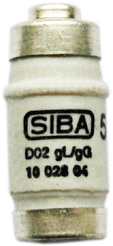 Siba D01-Sicherungseinsatz D01 10A gG 400V 1002704.10