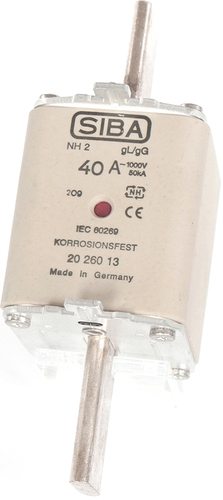 Siba NH-Sicherungseinsatz 100A NH2 gB 500V 2000403.100