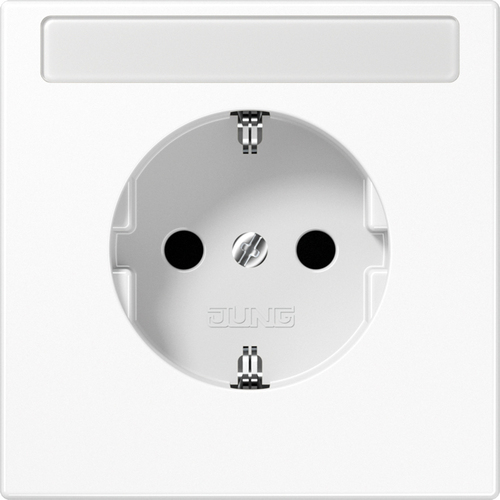 Jung Zentralplatte f. SCHUKO-Steckdose LS 520 KINA WW PL