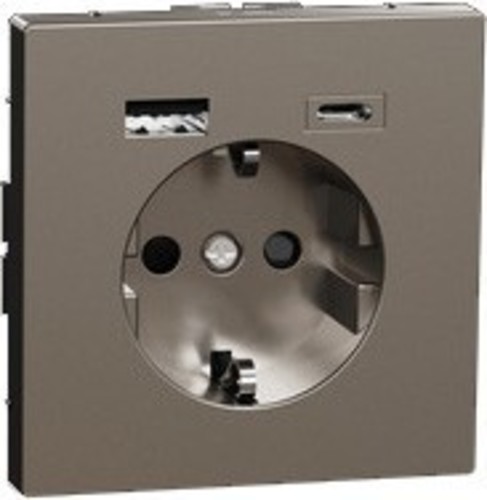 Merten Schuko Steckdose mit USB Ladegerät MEG2367-6050