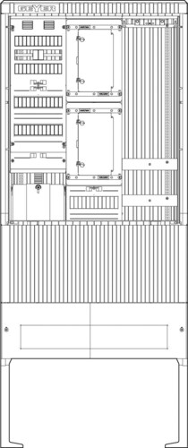 ABN Zähleranschlusssäule 2 ZPAPZ Leerpl. 5pol SZ207ZL2503A