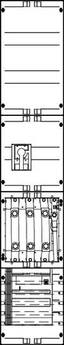 ABN Wandlerfeld 200A SAS40mmCU-Lasch W19X632N