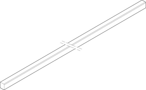 ABN Cu-Schiene 2RE 12x10x295mm XCUS112