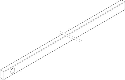 ABN Cu-Schiene 1FB 20x10x290mm XCUW121E