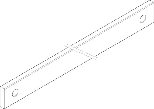 ABN Cu-Schiene 1FB 40x10x335mm XCUW141B