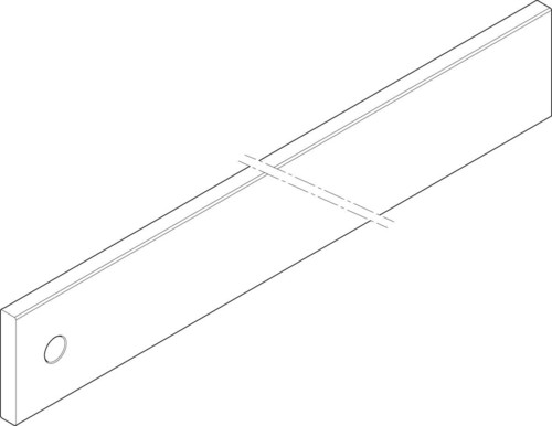 ABN Cu-Schiene 4FB 60x10x1040mm XCUW164E