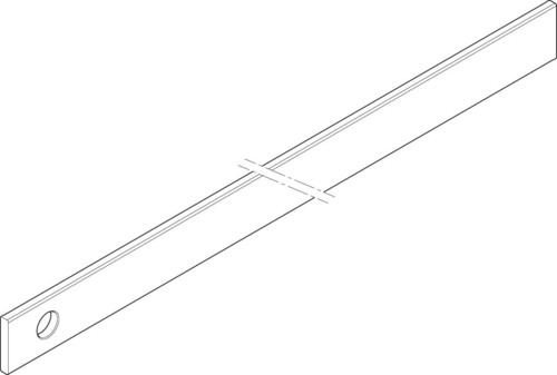 ABN Cu-Schiene 2FB 30x5x540mm XCUW532E