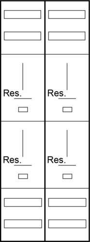 ABN Zählerplatz 4R 3Pkt HutS.LUX Z29004HL