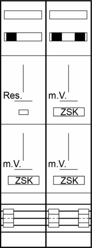 ABN Zählerplatz 3Pkt. 3Z 1R SaS Z29131L