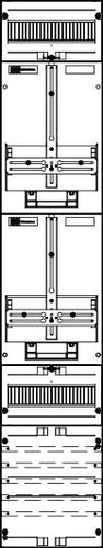 ABN Wandlerzählerfeld Universell 2ZP ZM19X588N