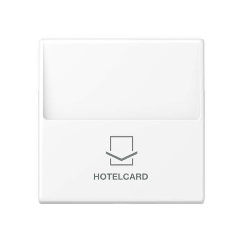 Jung Hotelcard-Schalter schneeweiß matt A 590 CARD WWM