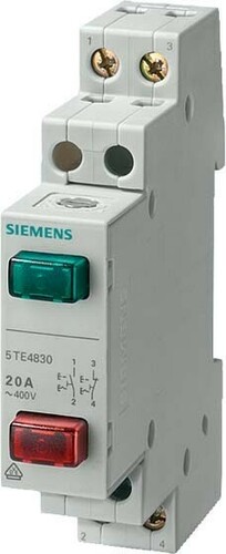 Siemens Dig.Industr. Taster 1S+1Ö,20A,rot 5TE4830