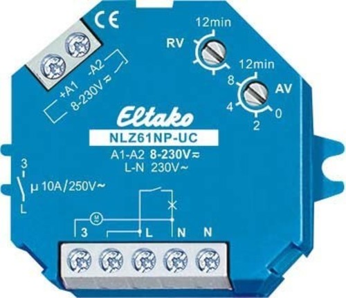 Eltako Nachlaufschalter 1S nicht pot.frei NLZ61NP-UC