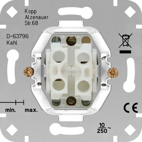 Kopp Doppeltaster(2x Schließer) Sockel 503800002