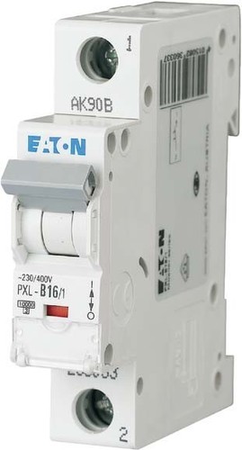 Eaton LS-Schalter m.Beschrift. B 63A, 1p PXL-B63/1