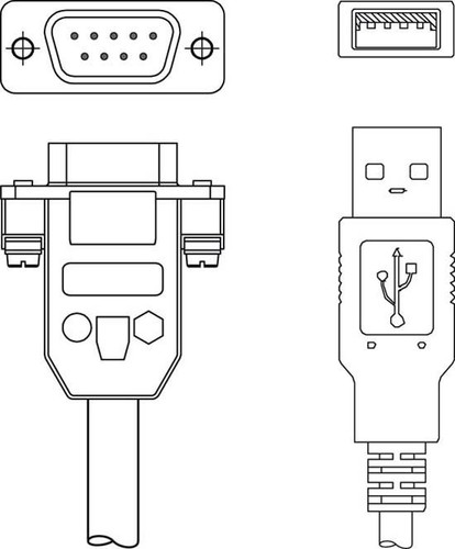 Leuze Adapter-Kabel KB-RS232-USB