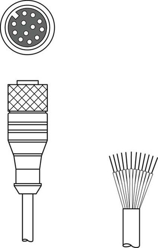 Leuze Anschlussleitung KD S-M12-CA-P1-050