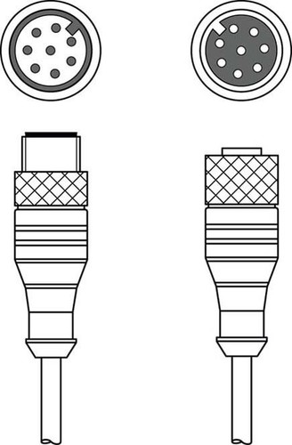 Leuze Verbindungsleitung KDS SM128AM128AP1050