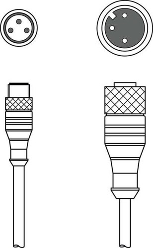 Leuze Verbindungsleitung KDS UM83AM123AP1015