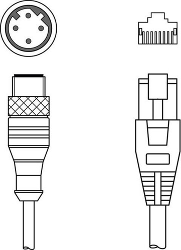 Leuze Verbindungsleitung KSSETM124ARJ45AP7100