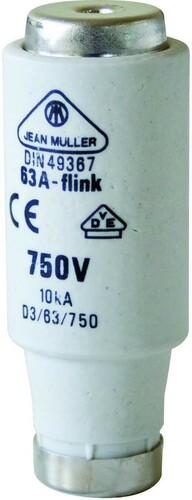 Müller Halbleiterschutzsicherung E33 25A 750V D3632600