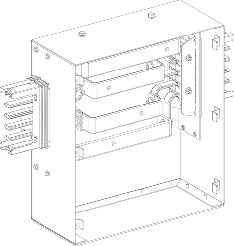 Schneider Electric Mitteneinspeisekasten 250A KSA250ABT4