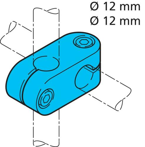 Di-soric Kreuzverbinder HS-K-12-12-A