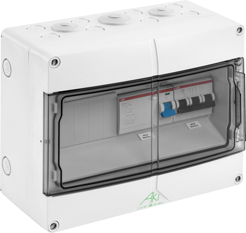 Spelsberg Kleinverteiler gr, IP65, IK08 AKi 12 EMOBIL 11kW