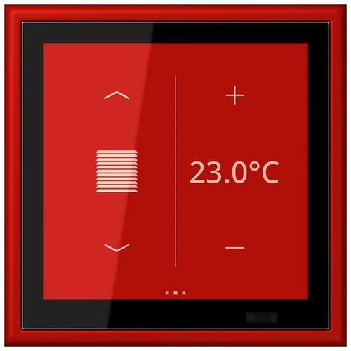 Jung KNX Raumcontroller rouge vermillon 31 LC 459 D1 S 227